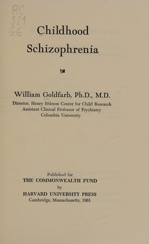 Childhood schizophrenia