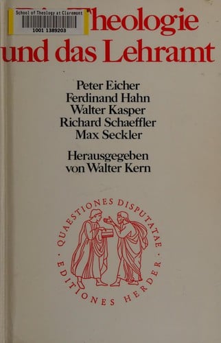 Die Theologie und das Lehramt