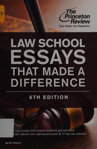 Law school essays that made a difference