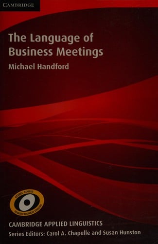 The language of business meetings