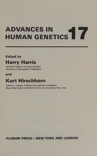 Advances in human genetics