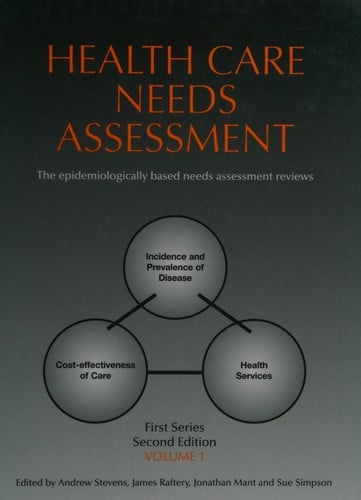 Health care needs assessment