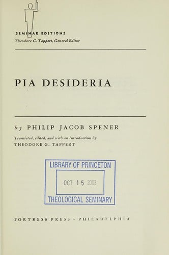 Pia desideria