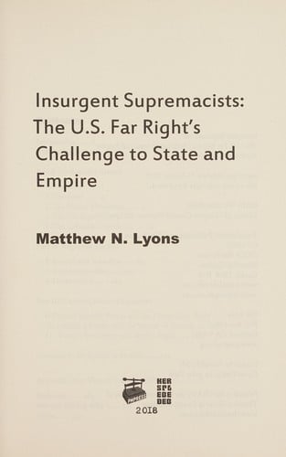 Insurgent supremacists