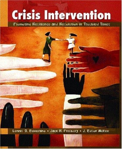 Crisis intervention