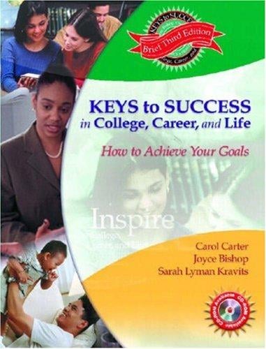 Keys to success in college, career, and life