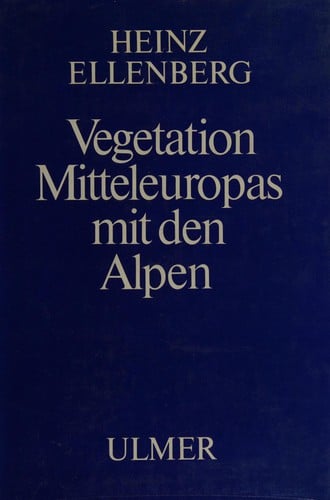 Vegetation Mitteleuropas mit den Alpen