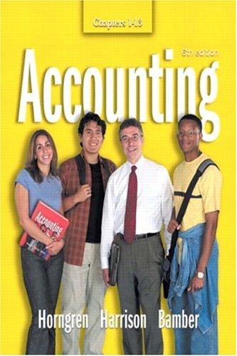 Accounting  Chapters 1-13