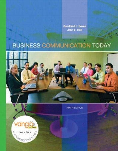 Business Communication Today (9th Edition) (Business Communication Today)