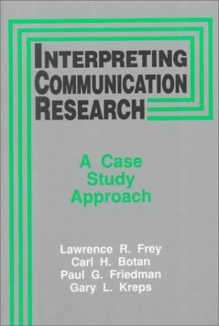 Interpreting communication research