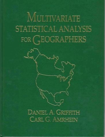 Multivariate statistical analysis for geographers