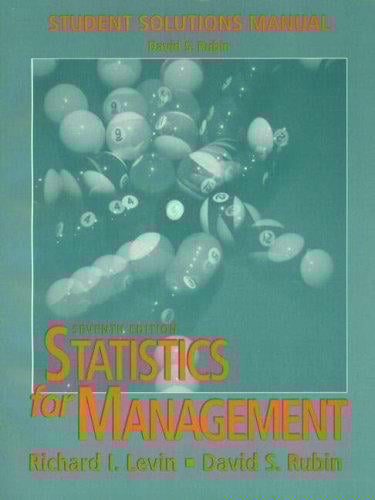 Statistics for Management