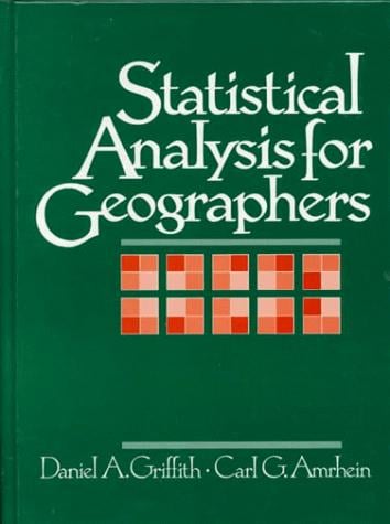 Statistical analysis for geographers
