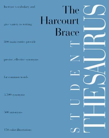 The Harcourt Brace student thesaurus