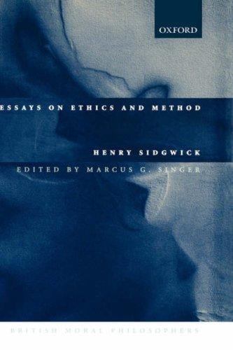 Essays on ethics and method