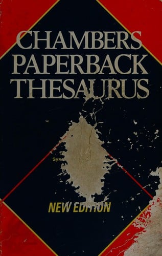 Chambers paperback thesaurus