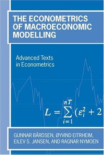 The econometrics of macroeconomic modelling
