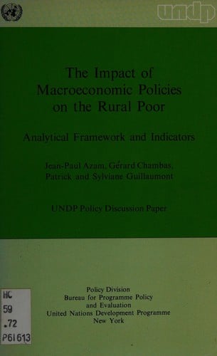 The Impact of macroeconomic policies on the rural poor