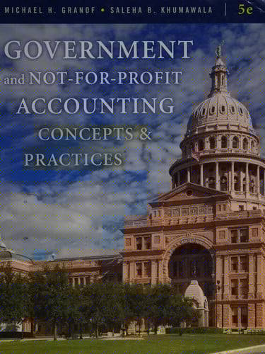 Government and not-for-profit accounting