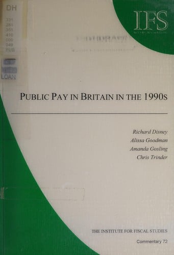 Public pay in Britain in the 1990s