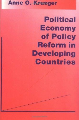 Political Economy of Policy Reform (Ohlin Lectures)