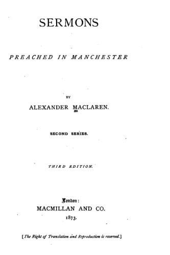 Sermons preached in Manchester