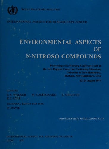 Environmental aspects of N-nitroso compounds