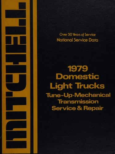 1979 Domestic Light Trucks Tune Up Mecha
