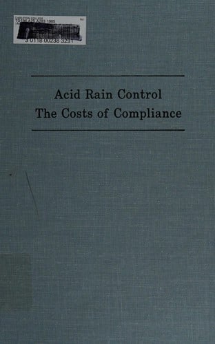 Acid rain control