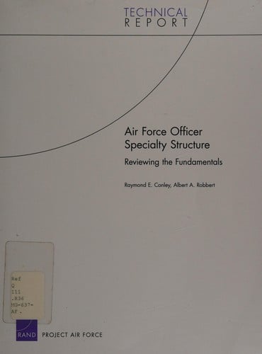 Air Force officer specialty structure
