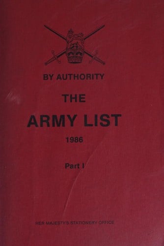 The Army list