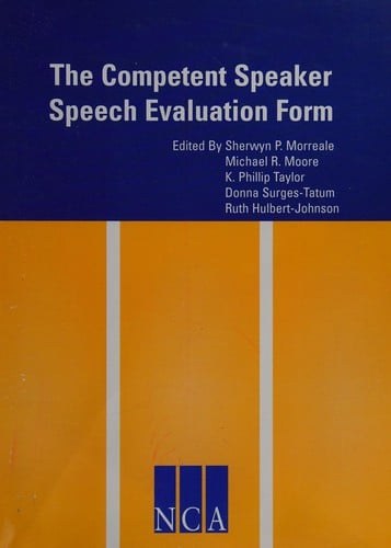 The competent speaker speech evaluation