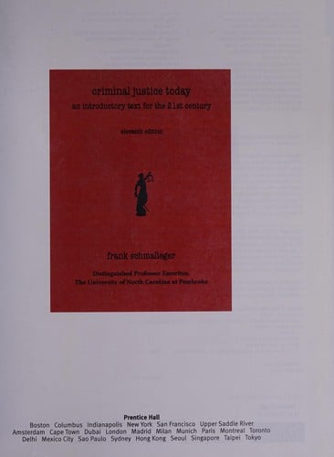 Criminal justice today