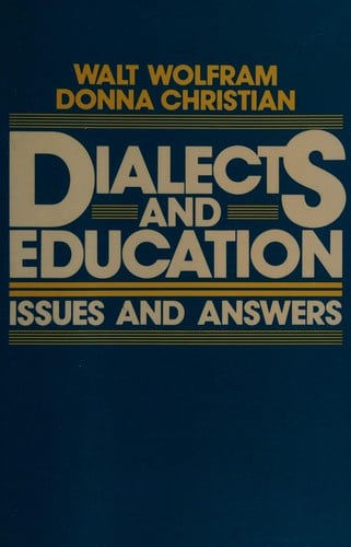 Dialects and education