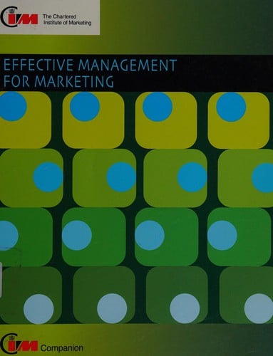 Effective management for marketing
