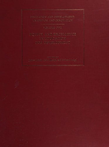 Equity and excellence in education for development