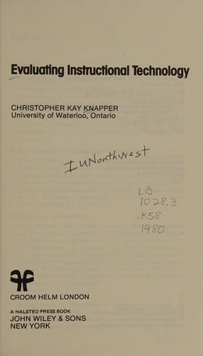 Evaluating instructional technology