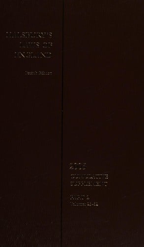 Halsbury's laws of England cumulative supplement 2005