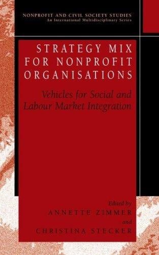 Strategy mix for nonprofit organisations