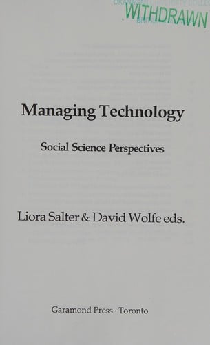 Managing technology