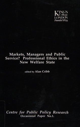 Markets, managers and public service?