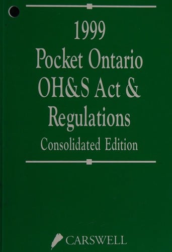 Pocket Ontario OH&S Act and Regulations