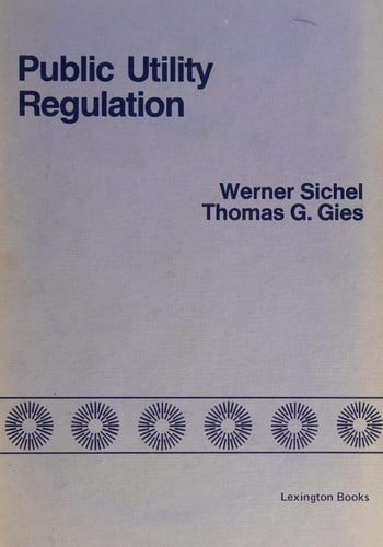 Public utility regulation
