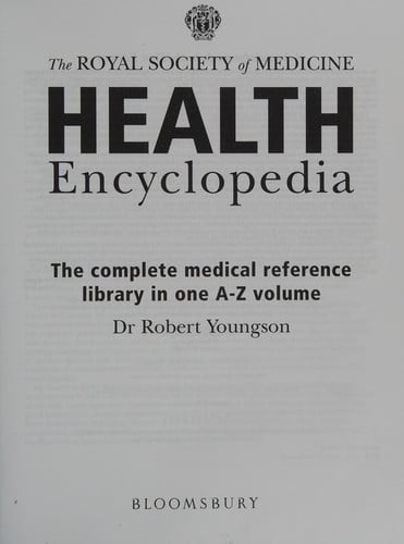 The Royal Society of Medicine health encyclopedia