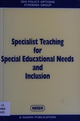 Specialist teaching for special educational needs and inclusion