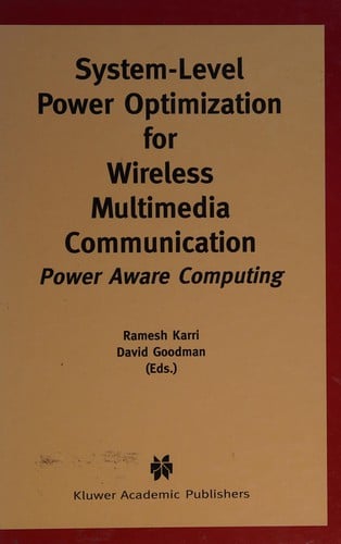 System-level power optimization for wireless multimedia communication