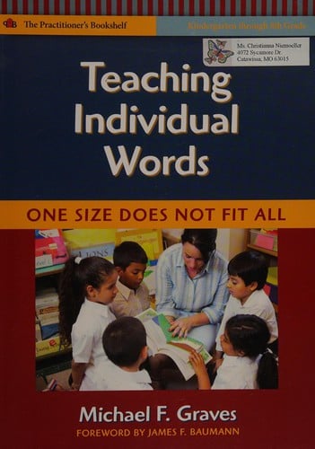 Teaching individual words