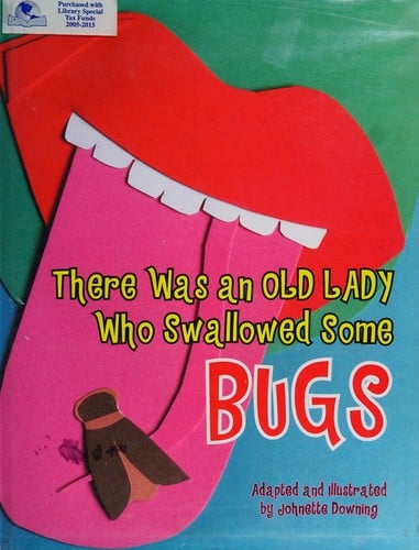 There was an old lady who swallowed some bugs
