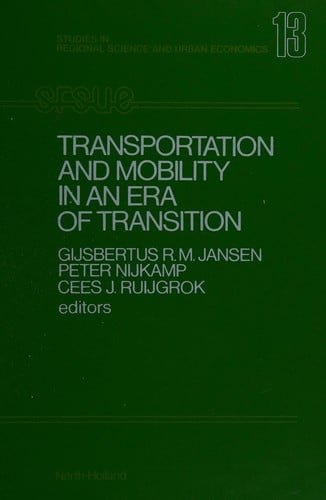 Transportation and mobility in an era of transition