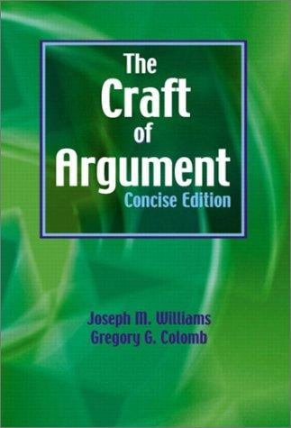 The craft of argument